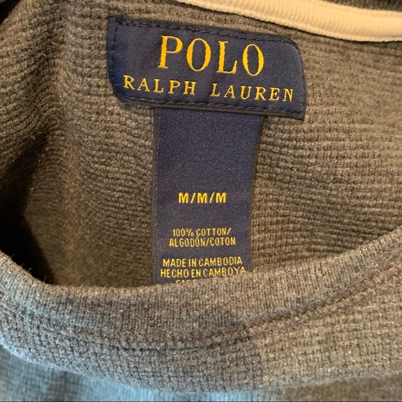 Ralph Lauren Men's Waffle Knit Crew Neck - Picture 4 of 4
